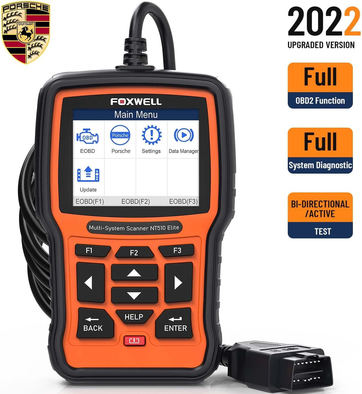 All Systems Obd2 Scanner with Oil Reset EPB SAS TPMS Battery Registration N7237