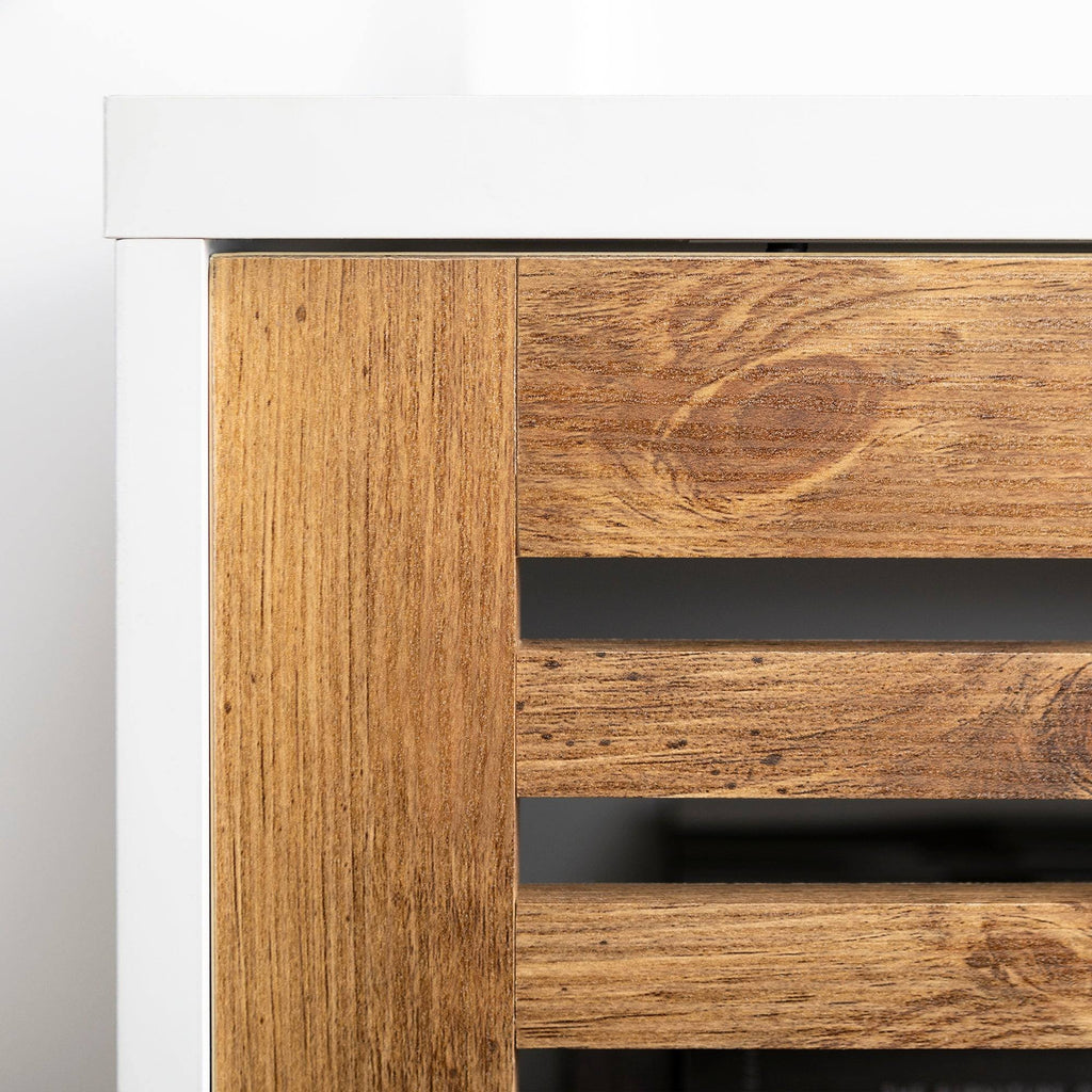 Black Sliding Door TV Console C29942