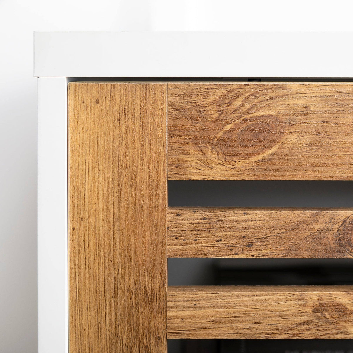 Black Sliding Door TV Console C29942