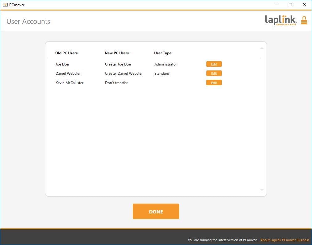PC to PC Migration Software 5 Use License A19052