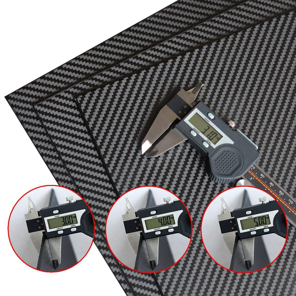 Carbon Fiber Sheets 3K Twill Matte Plate K5342