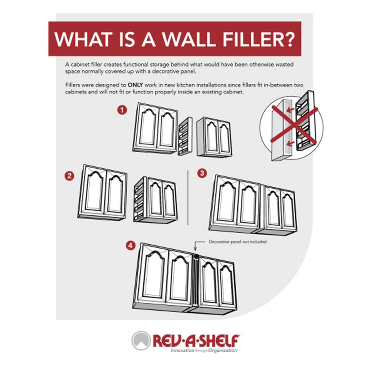 Pull-Out Between Cabinet Wall Filler Q79389