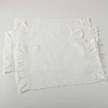 Ivory Ruffled Placemat Set of 4 P792