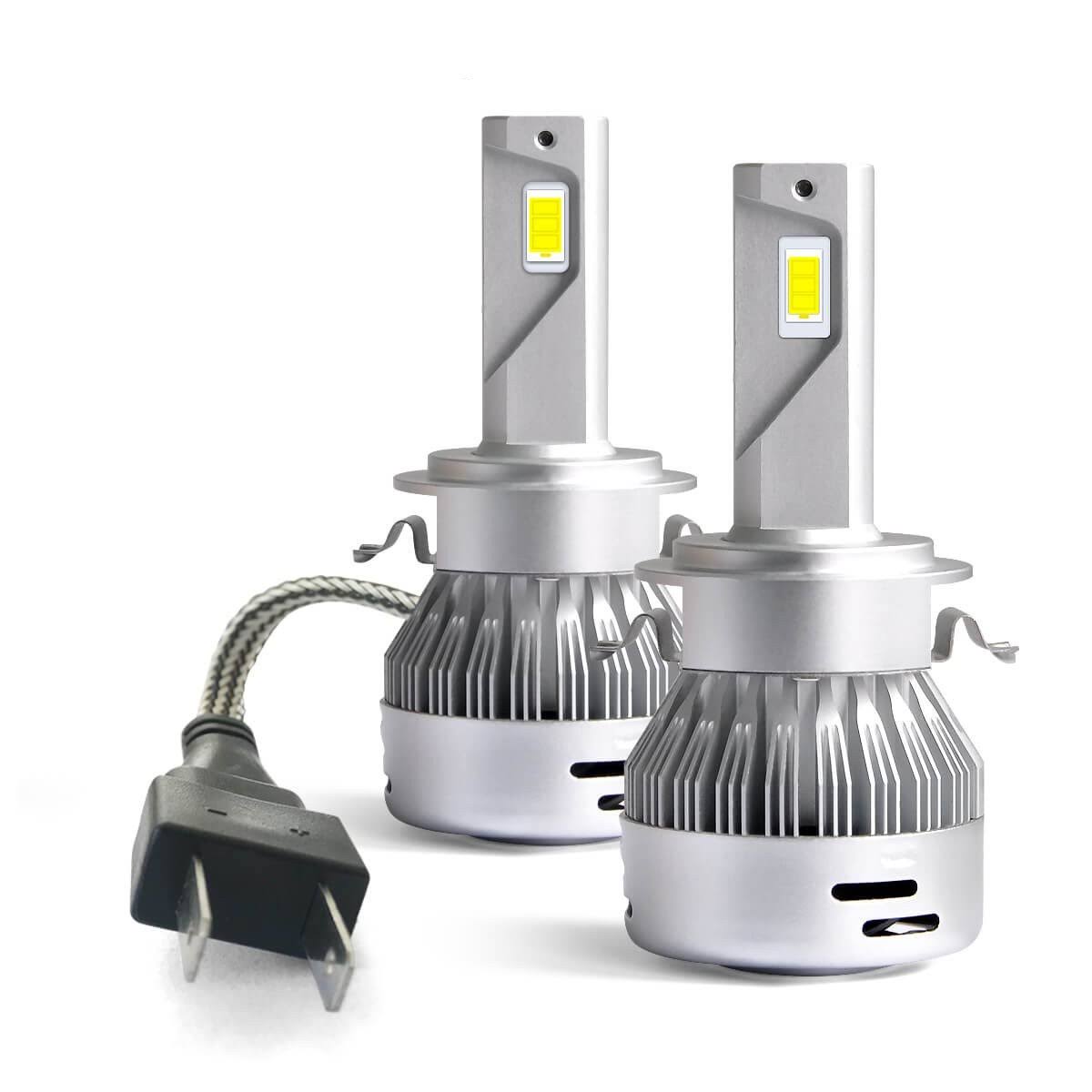 Custom H7 LED Bulb with Retainer Adapter, 2 Pack Y40491