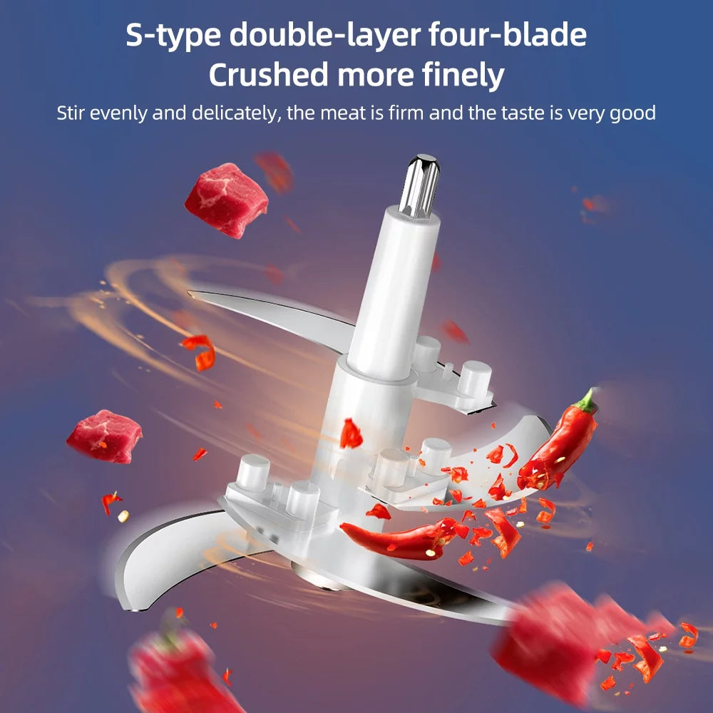 Electric Meat Grinder 2L Thickened Glass 300W Y393031