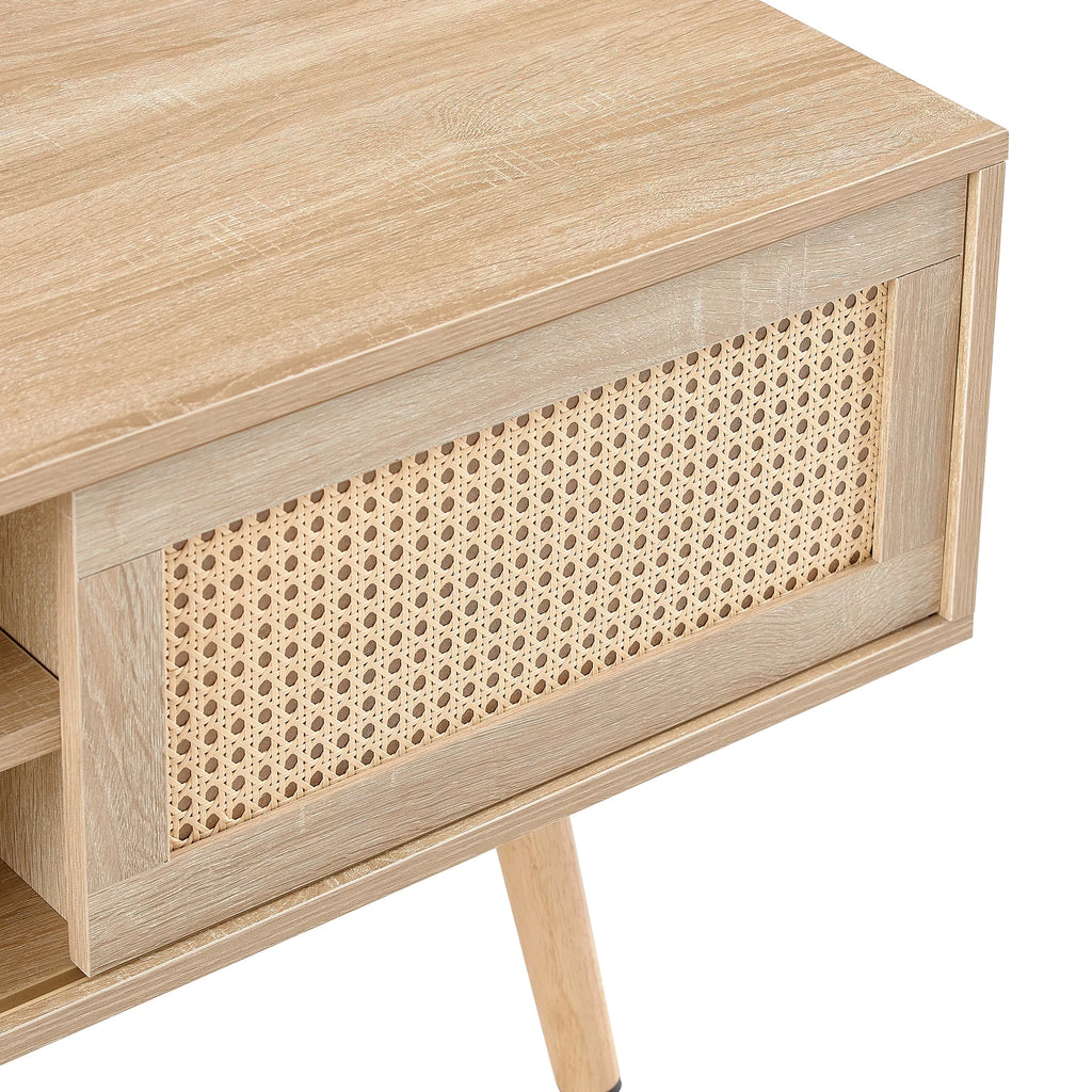 Rattan TV Stand with Storage T10252