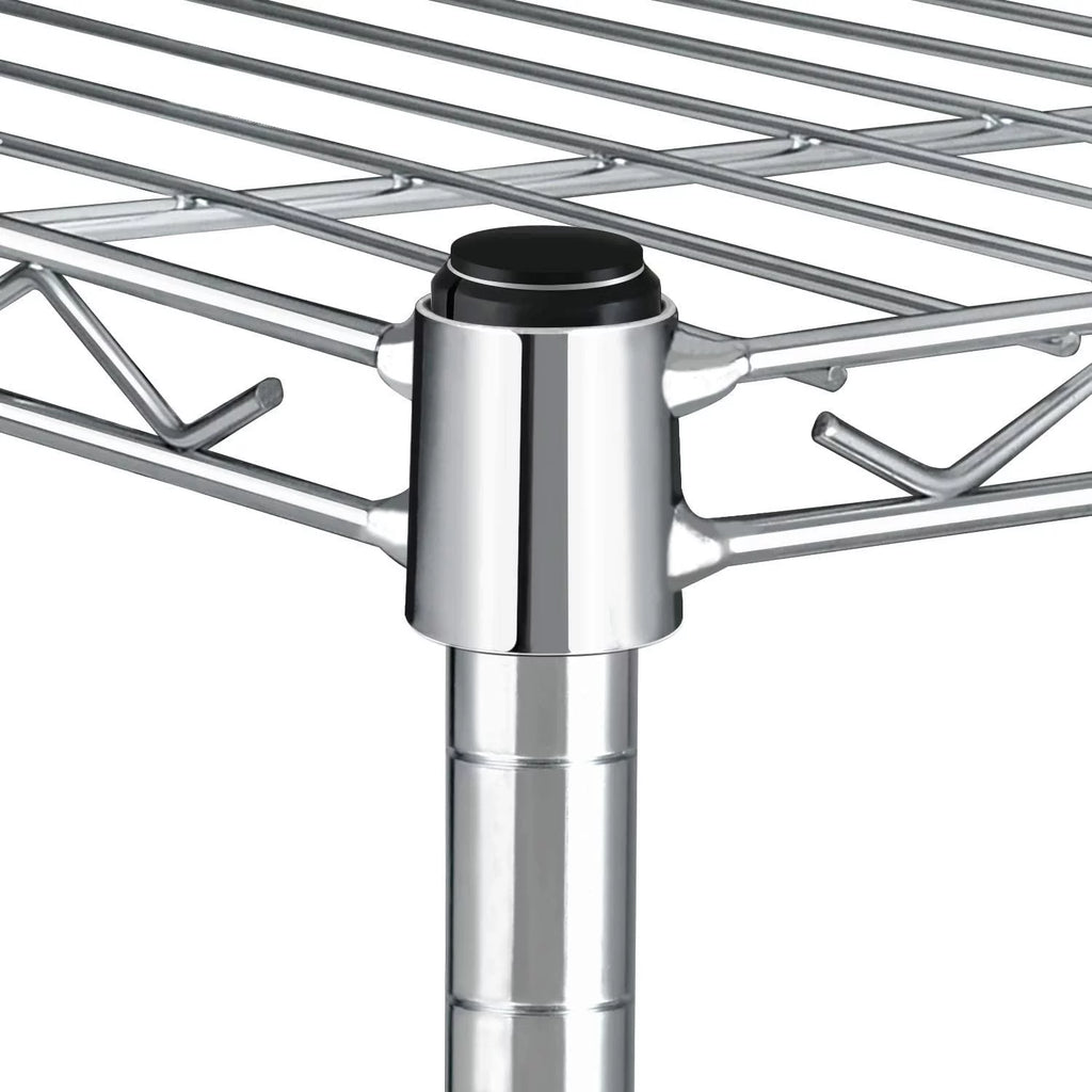 Heavy Duty 3-Shelf Steel Wire Shelving with Wheels T692