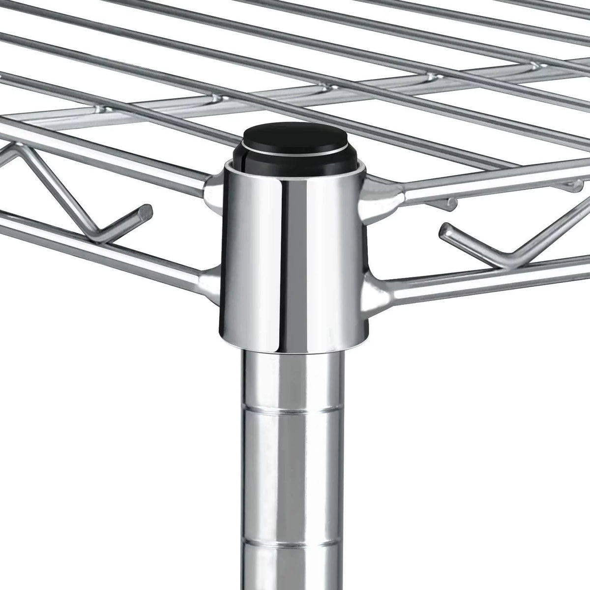 Heavy Duty 3-Shelf Steel Wire Shelving with Wheels T692