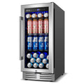 15 inch 130 Can Beverage Refrigerator with French Door A66434