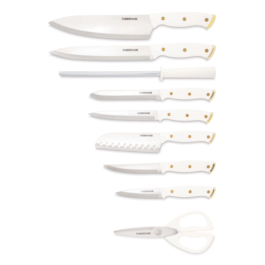 15-Piece Forged Triple Riveted Knife Set with Block X261