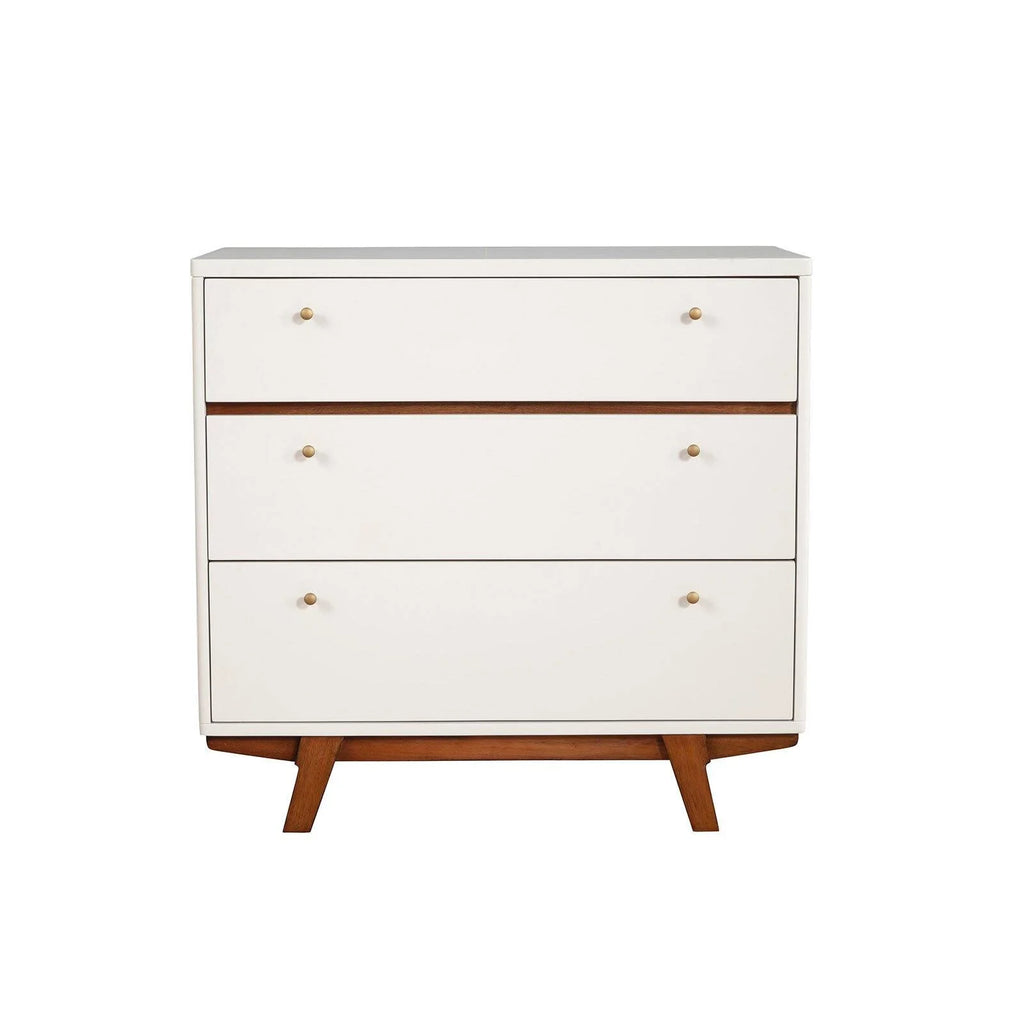 White 3 Drawer Wood Chest H60626