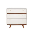 White 3 Drawer Wood Chest H60626