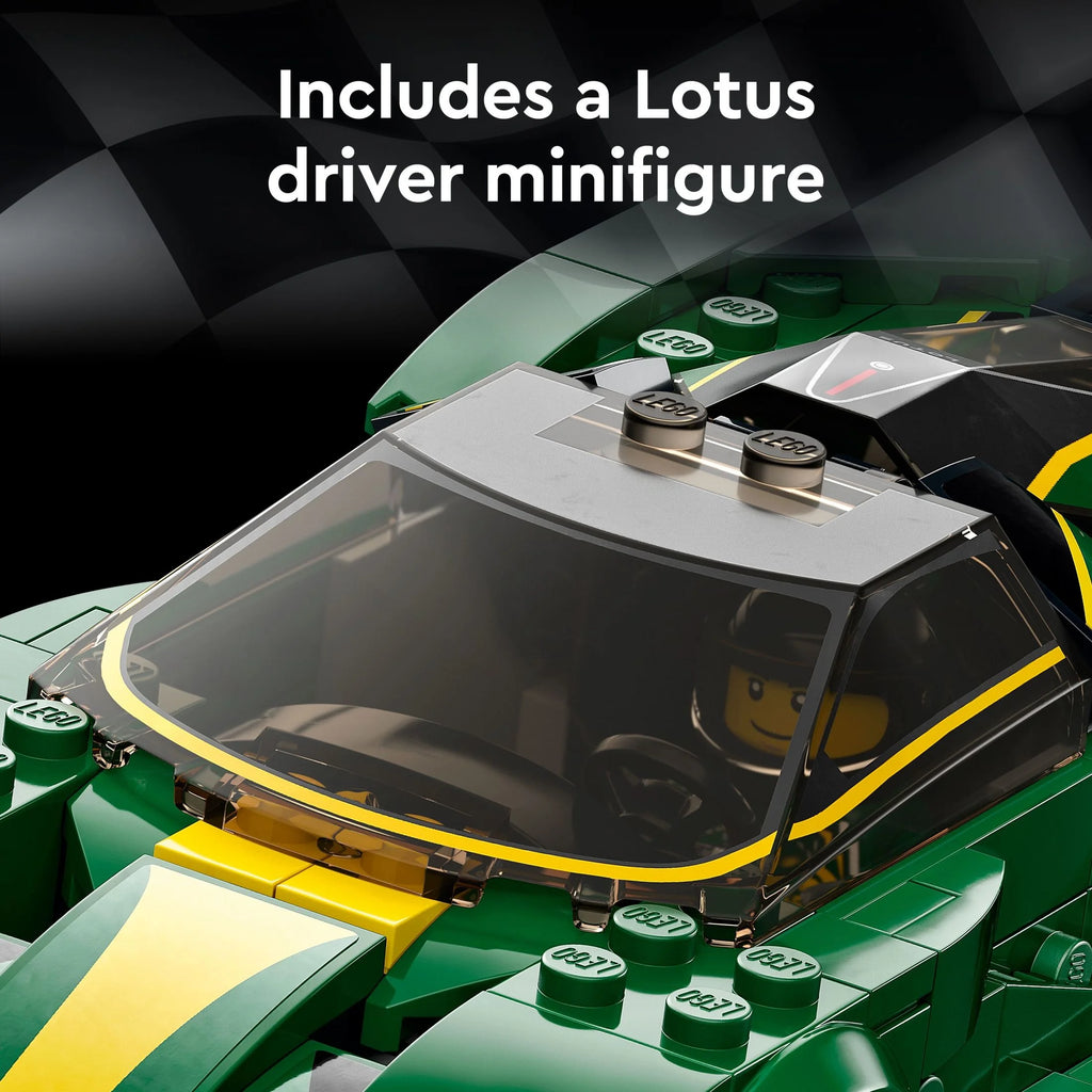 Race Car Toy Model Building Set with Racing Driver Minifigure U3799