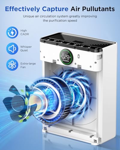 Air Purifier with Washable Filter, PM 2.5 Display N4868