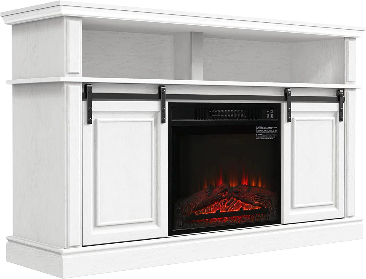 Fireplace TV Stand Wood Entertainment Center Y295957
