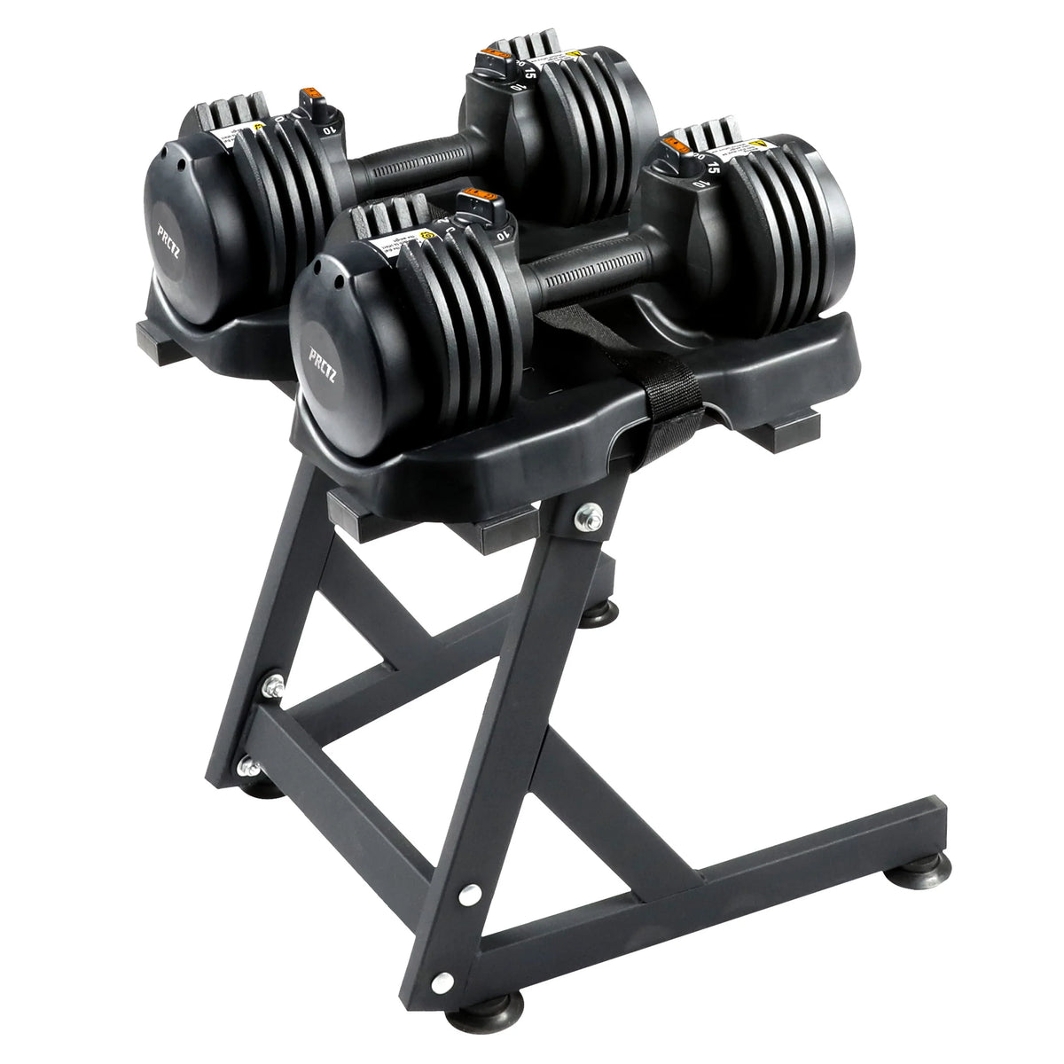 10-30lb Adjustable Dumbbell Pair with Stand Y655