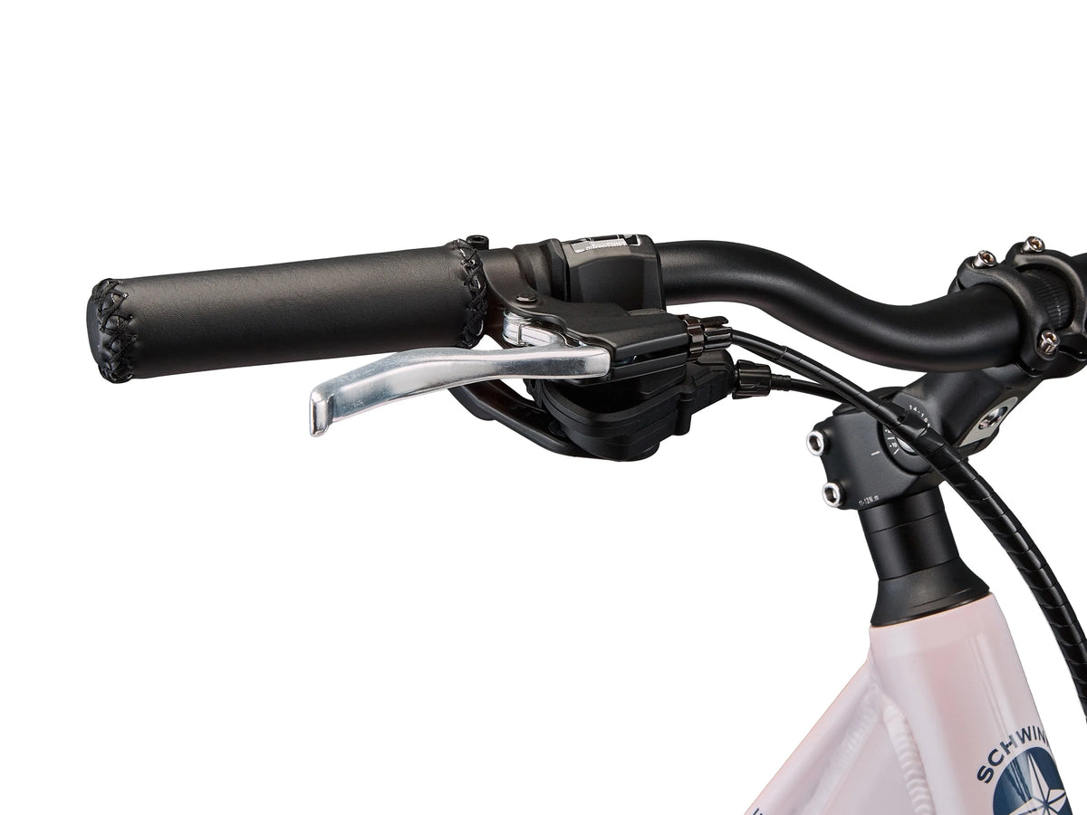700c 7 Speed 250w Hybrid Electric Bike Aurora White P4119
