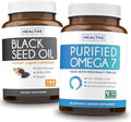 Omega 7 Softgels & Black Seed Oil 90 Softgels 180 Capsules I52821