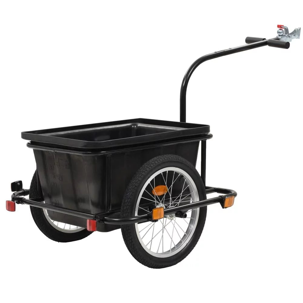 Bike Cargo Trailer Black 50 L A898