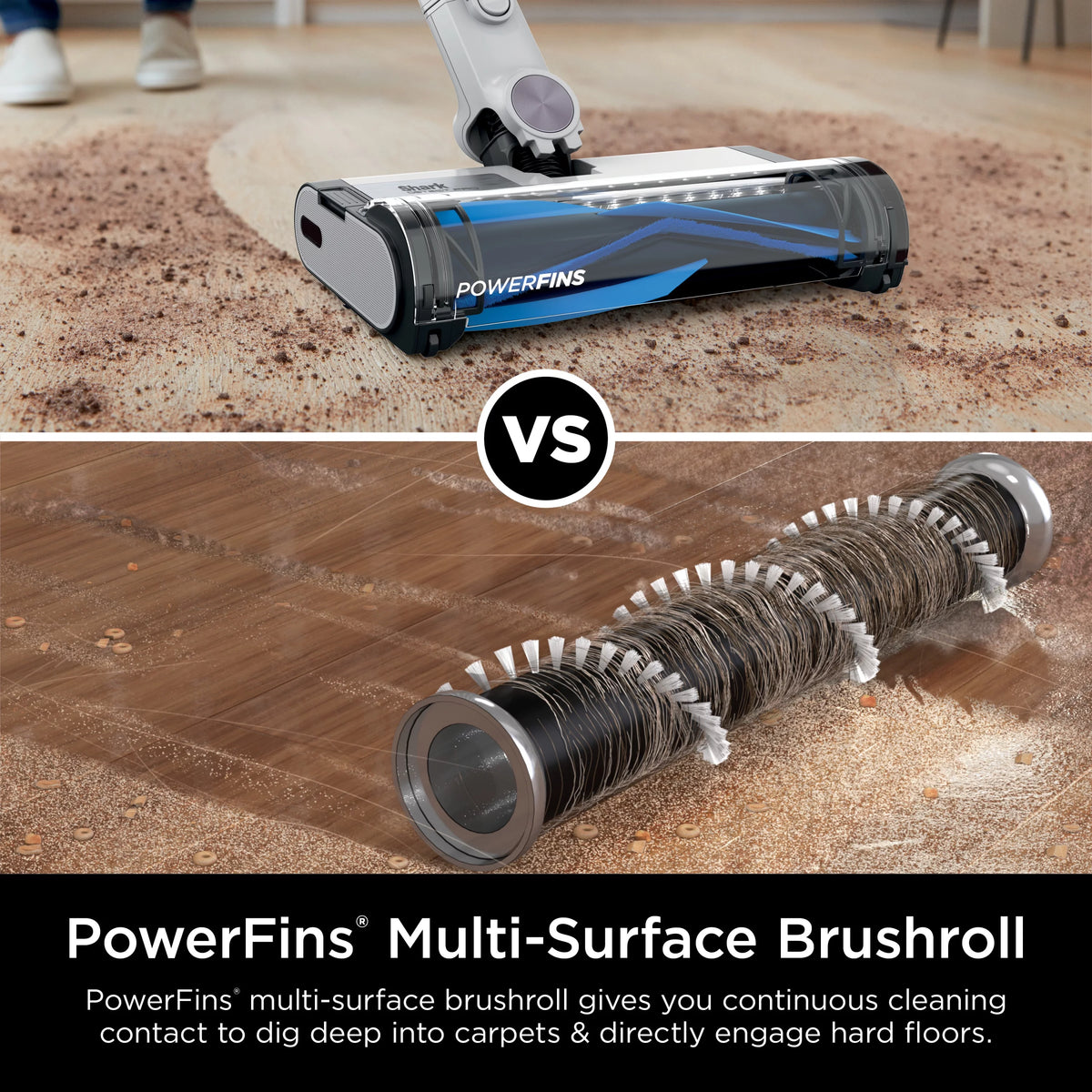 Cordless Stick Vacuum with PowerFins Brushroll N815