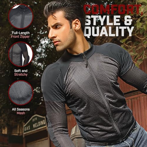 Mesh Armored Motorcycle Shirt CE Level 2 W507