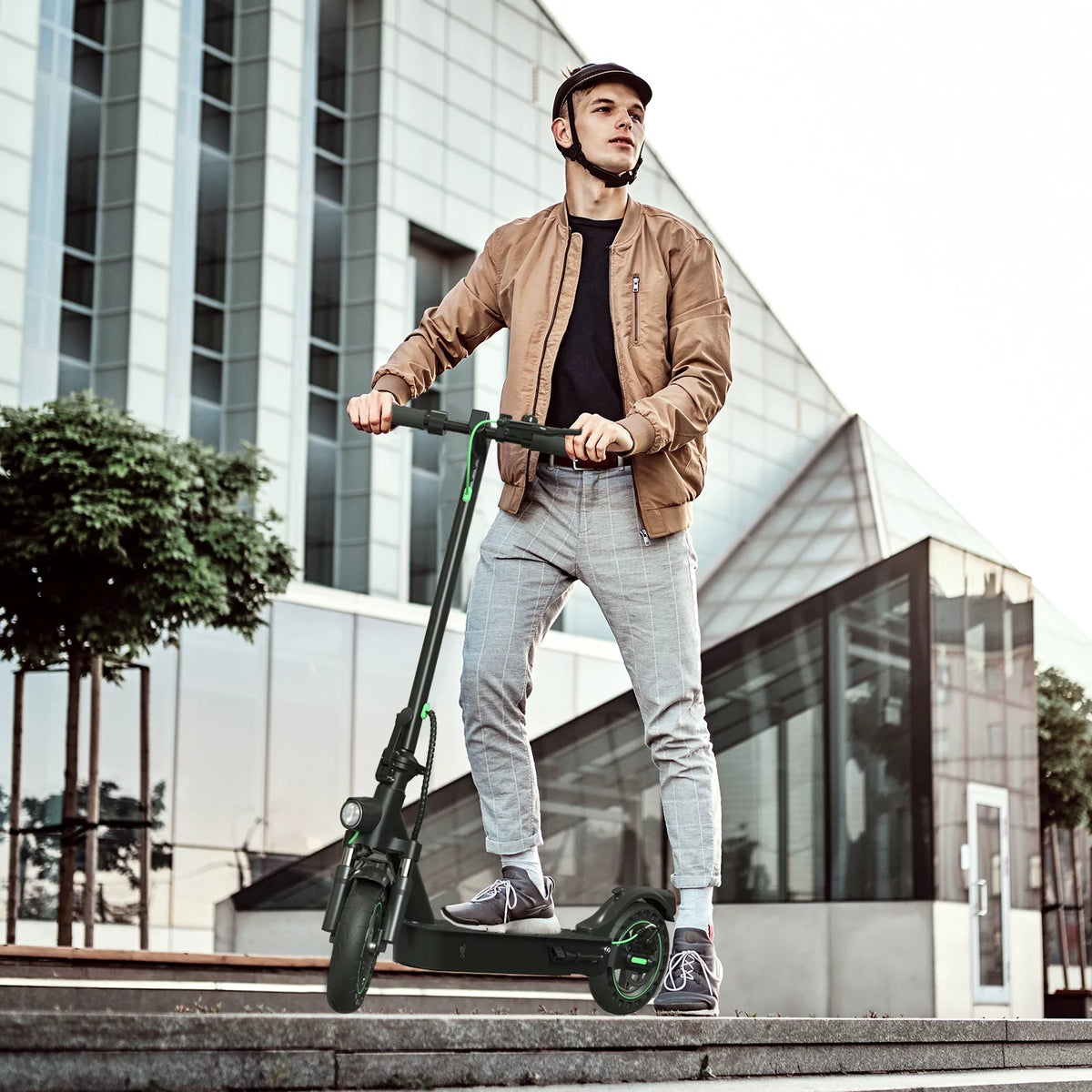 500W Electric Scooter with 10-inch Honeycomb Tires G639705