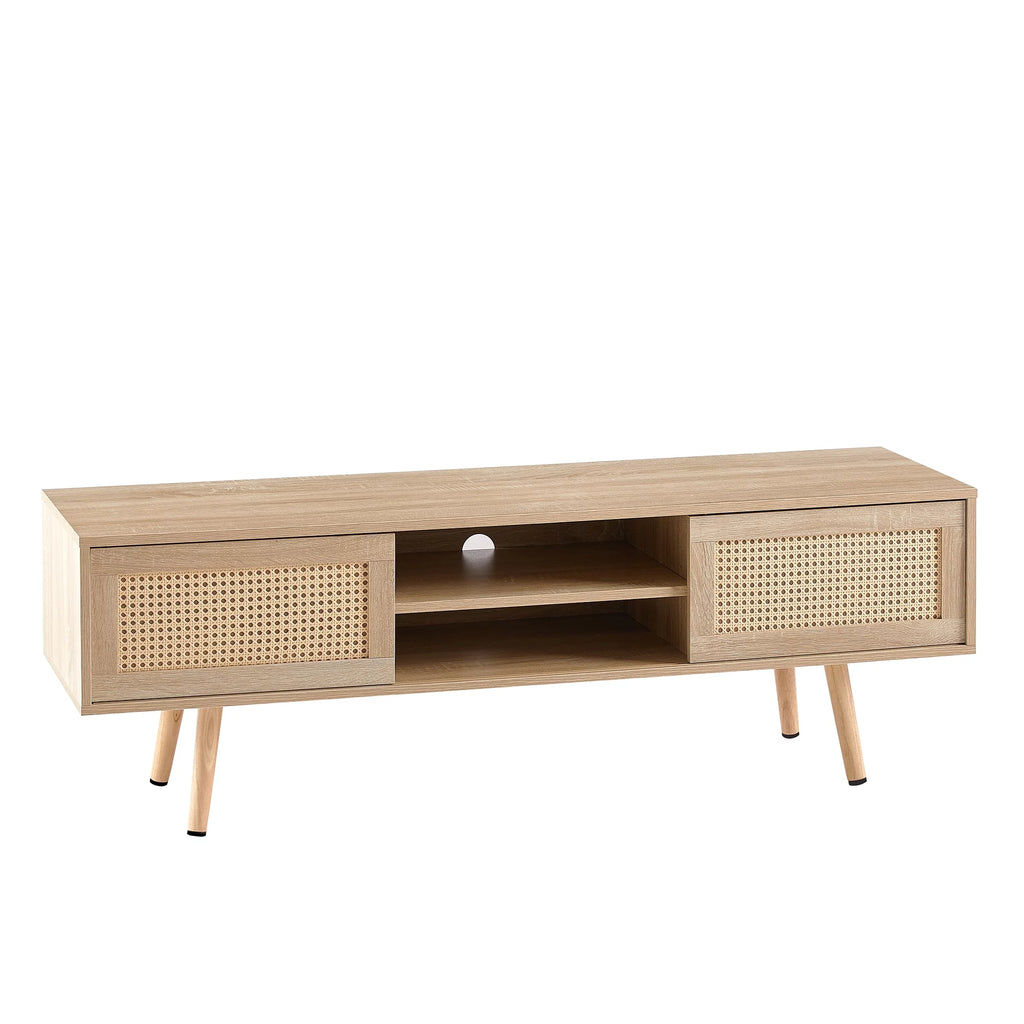 Rattan TV Stand with Storage T10252