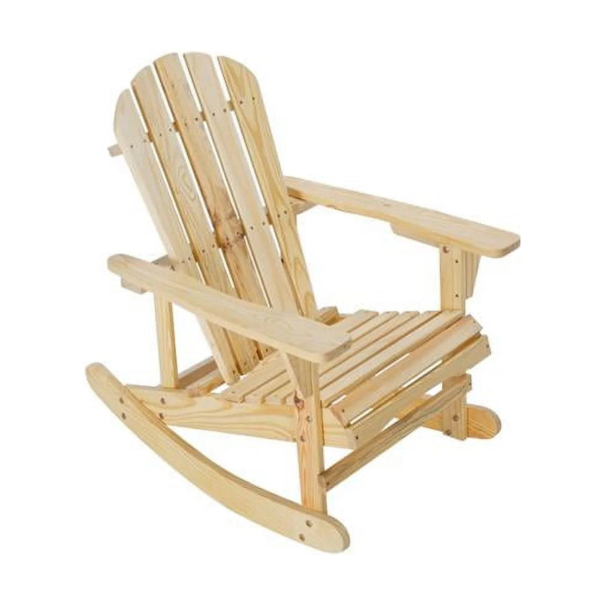 Solid Wood Adirondack Rocking Chair W71892