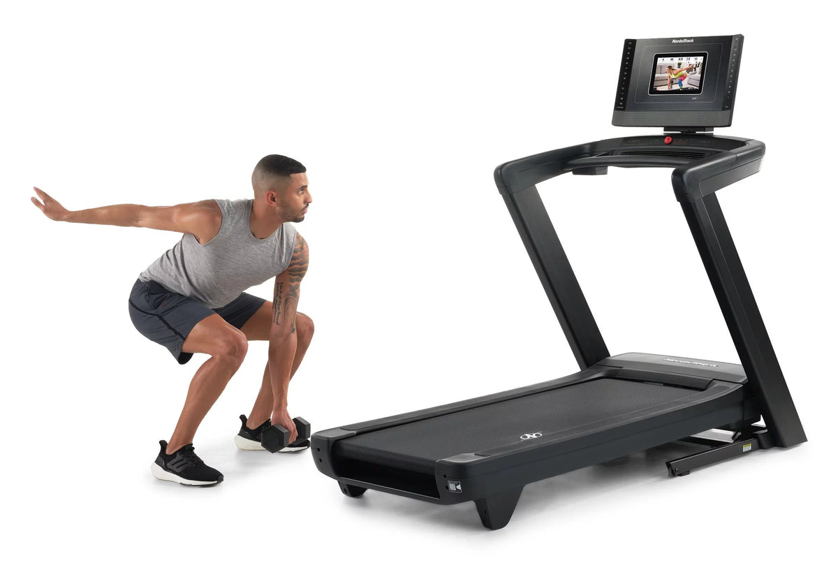 Incline Treadmill with 10” Pivoting Touchscreen J941