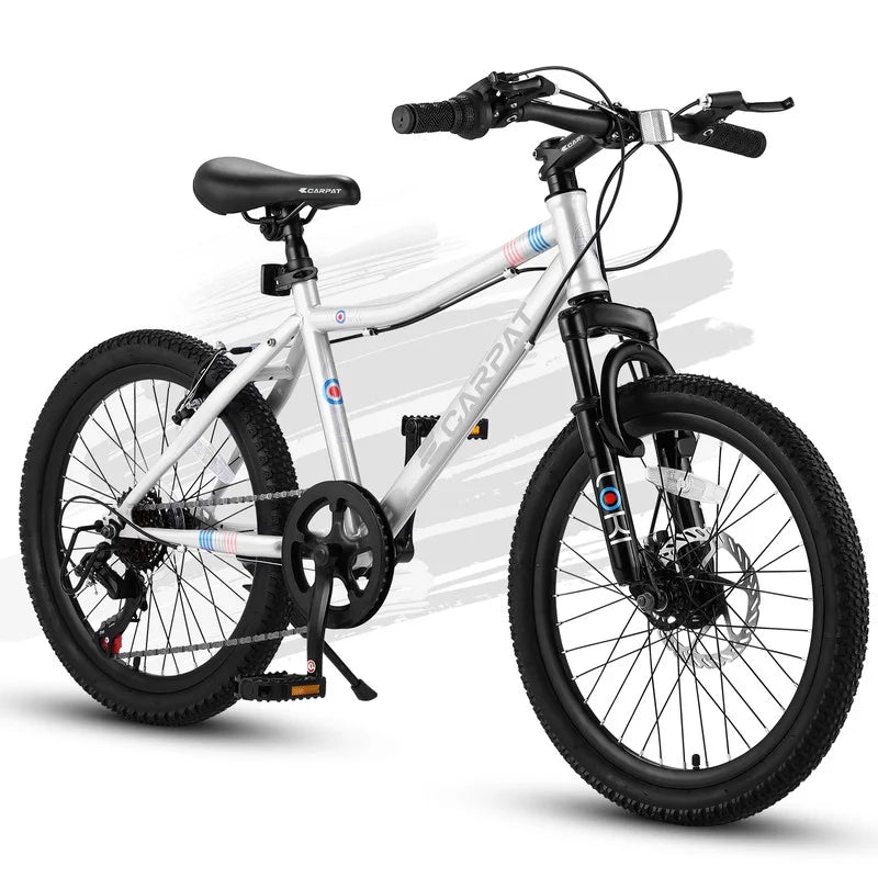 20in 7-Speed Kids Mountain Bike White E21963