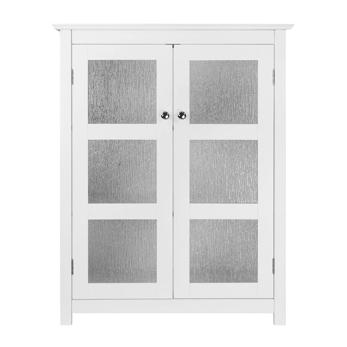White Bathroom Floor Cabinet V78070