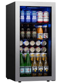 95-121 Can Beverage Refrigerator with Glass Door M539