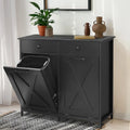 Double Tilt Out Trash Cabinet with Drawers F69144