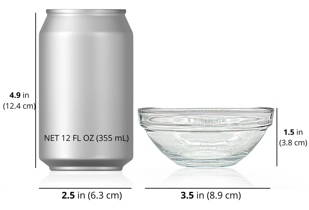 3.5" Glass Bowls, 10 Pack A228