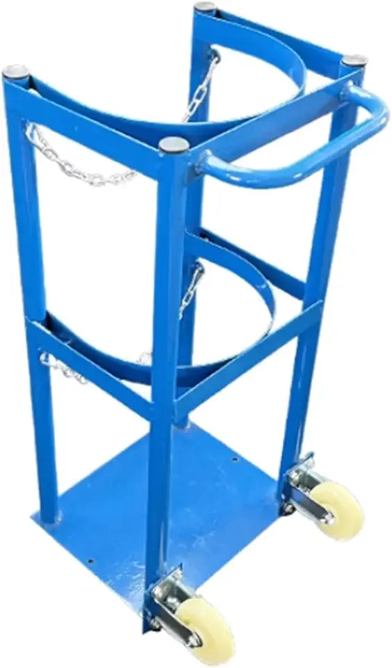 Rolling Oxygen Tank Holder Shelf X3824