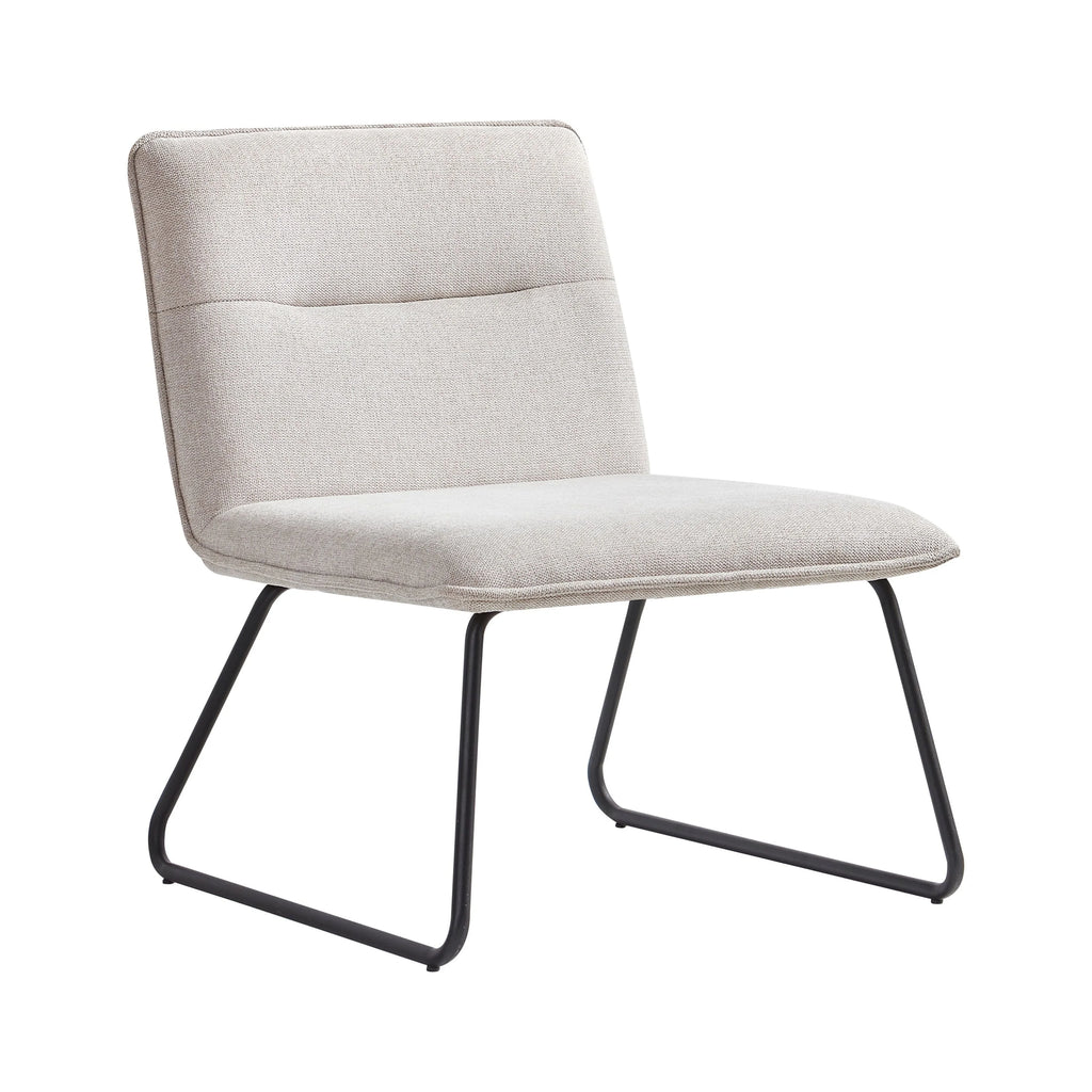 Beige Fabric Accent Chair K7821