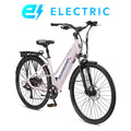 700c 7 Speed 250w Hybrid Electric Bike Aurora White P4119