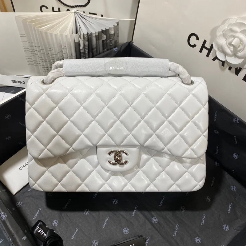 White Large Classic Handbag H5231