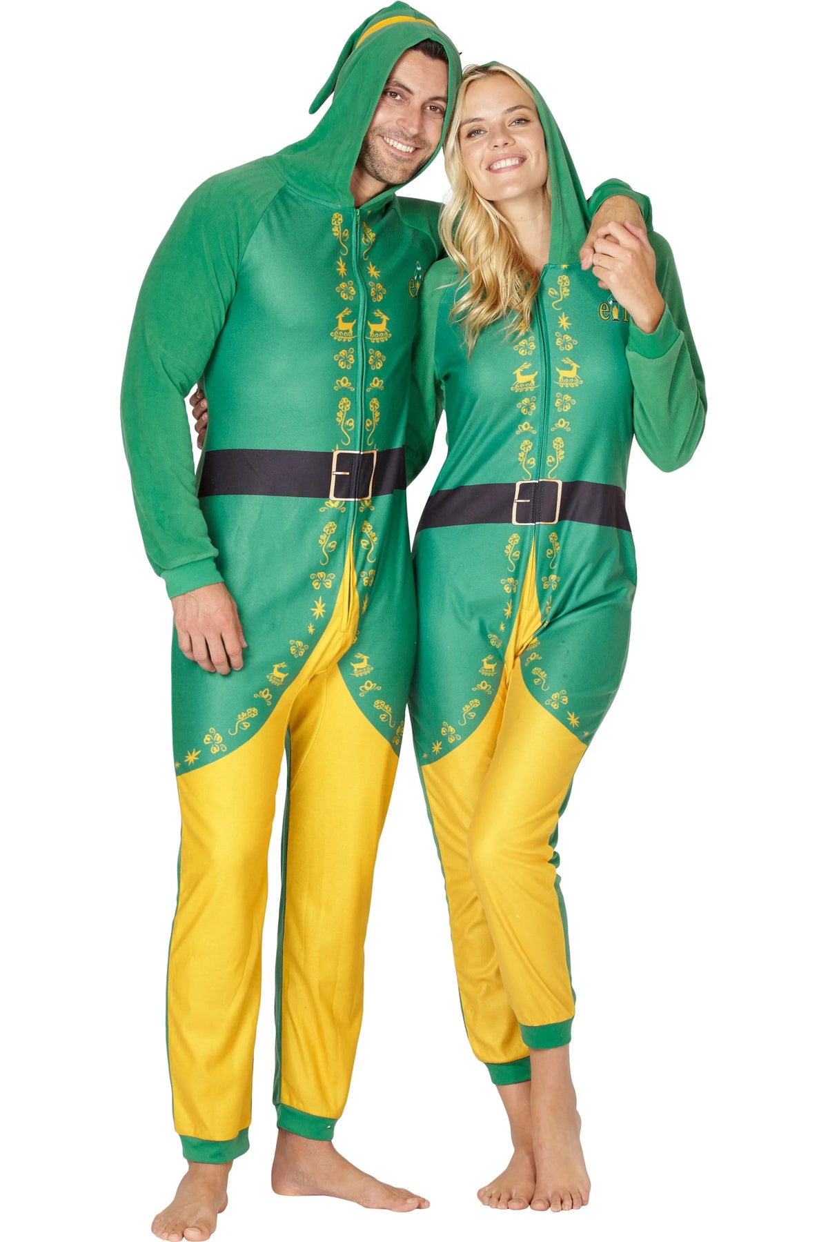 Green One Piece Costume Pajama Set J70042