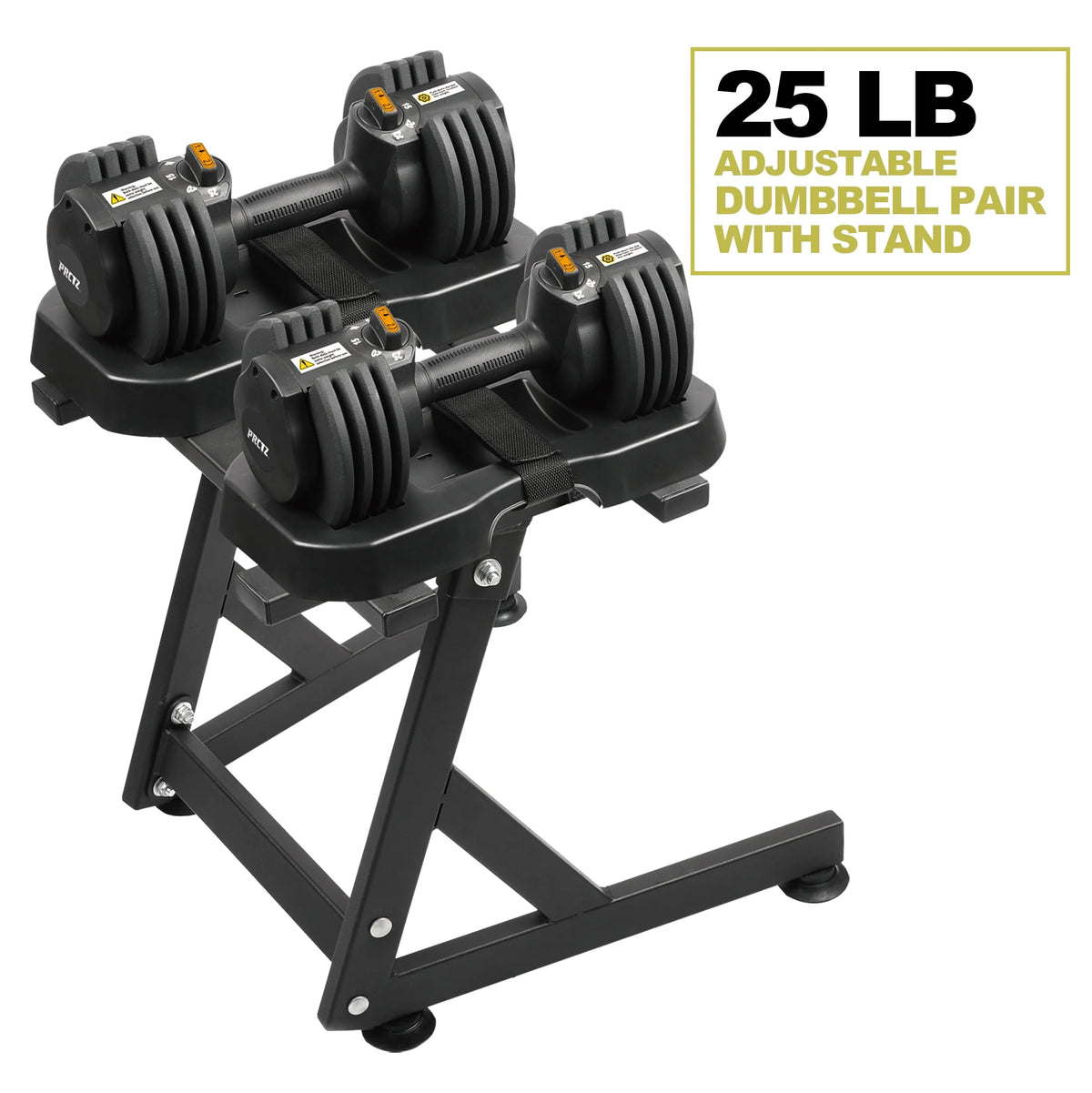 10-30lb Adjustable Dumbbell Pair with Stand Y655