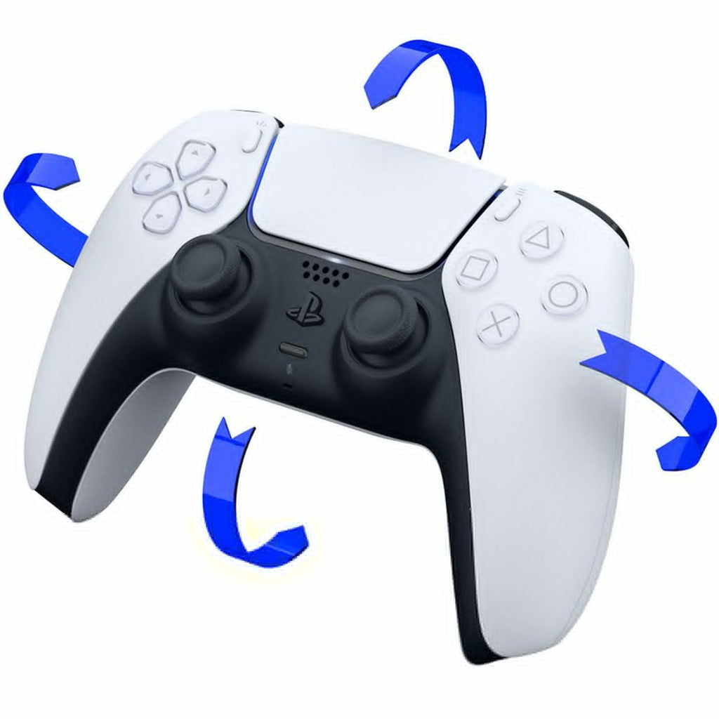 White and Midnight Black PlayStation 5 Disc Edition with Two Controllers C86970