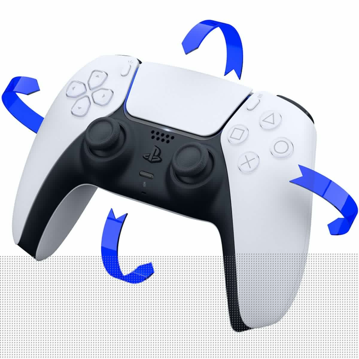 White and Midnight Black PlayStation 5 Disc Edition with Two Controllers C86970