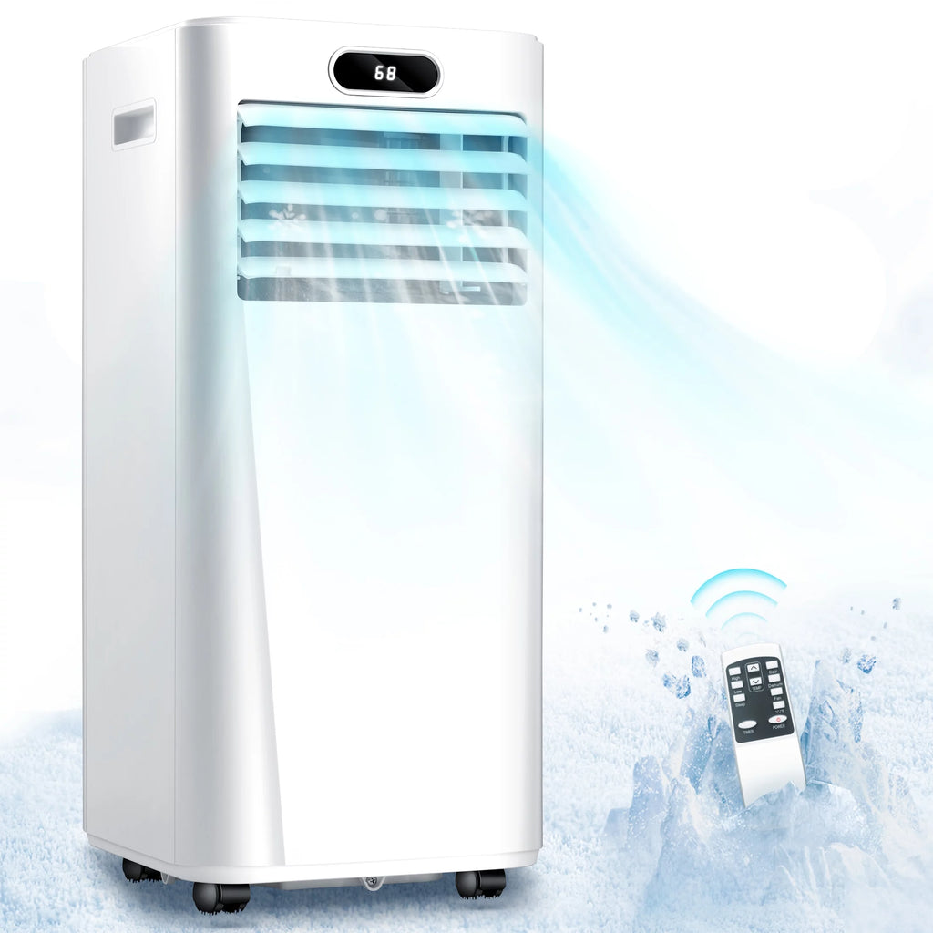 6000BTU 3-in-1 Portable Air Conditioner with Dehumidifier Fan White V615