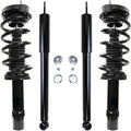 AWD Front Complete Strut w/Coil Spring 2 Rear Shock Absorbers N864581