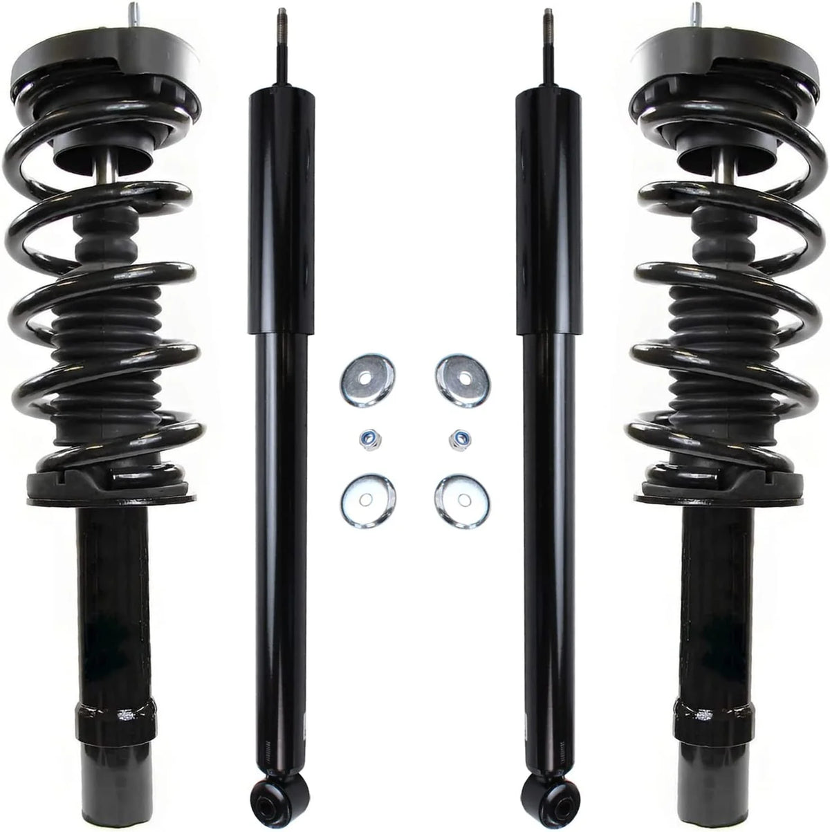 AWD Front Complete Strut w/Coil Spring 2 Rear Shock Absorbers N864581