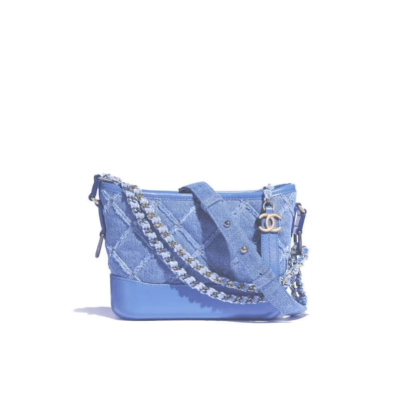 Denim Calfskin Hobo Bag O95999