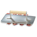 Cast Aluminum Steak Weight with Wooden Handle W18402