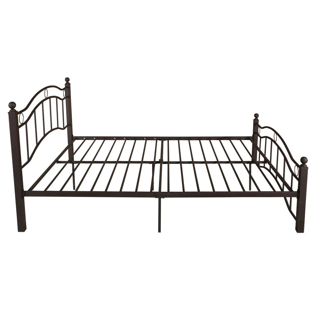 King Size Metal Bed Frame with Headboard and Footboard Z5760