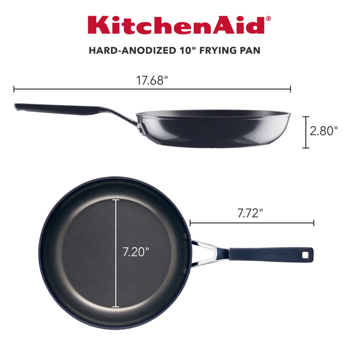 10" Nonstick Hard Anodized Frying Pan I7188