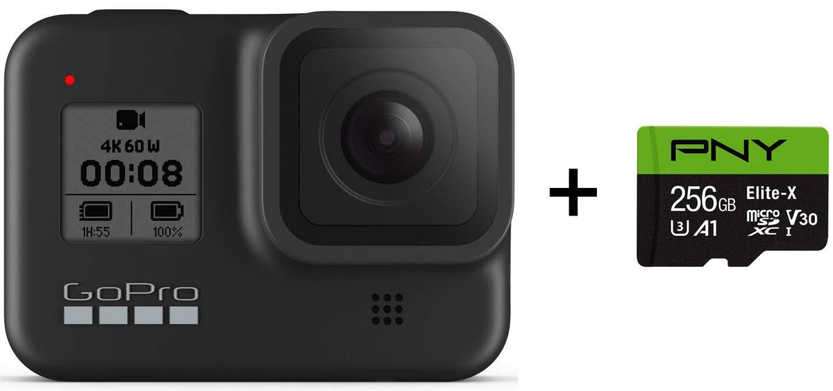 HERO8 Black + 256gb microSDHC Card A3235